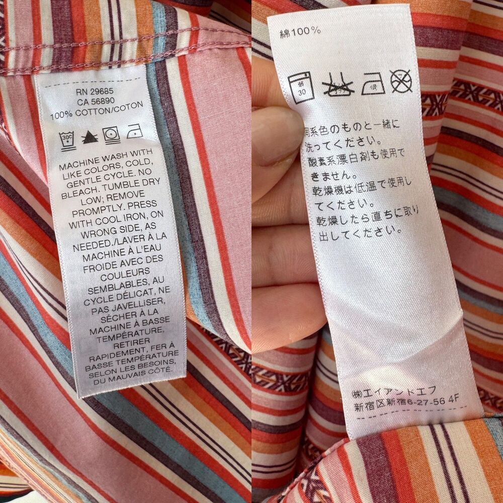 Pendleton Serape Surf Stripe Retro Inspired 60s Board Shirt Button Down | XL - Picture 6 of 15
